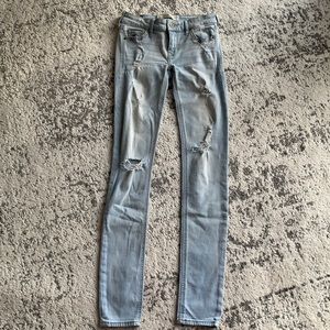 Holister light wash jeans